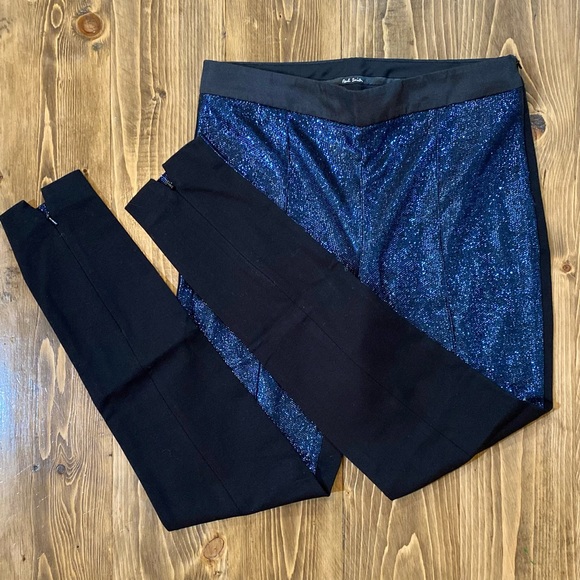 Paul Smith sparkle blue & black pants - Picture 2 of 4